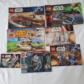 LEGO Star Wars Lot of 17 Instruction Manuals ONLY 75022 7959 75080 75014 More