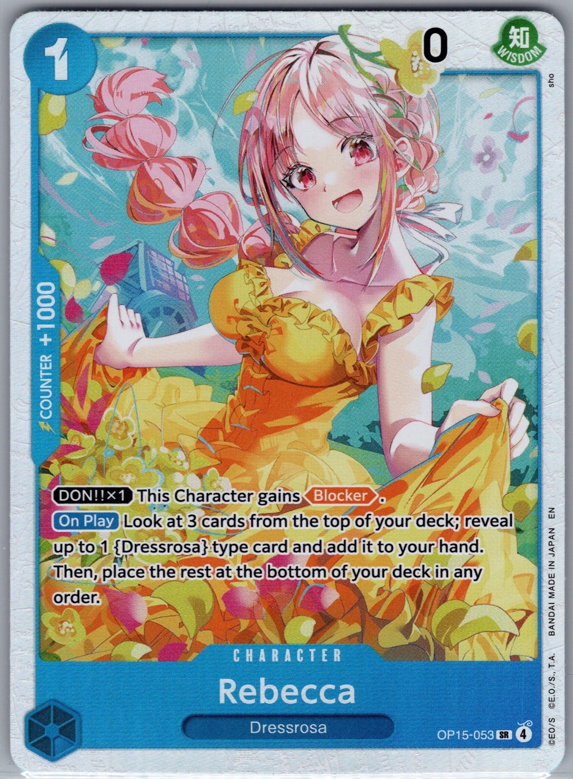 Rebecca () Foil SR Adventure on Kami's Island OP15-053 NM