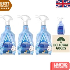 & Cruelty-Free Fabric Refresher Spray - Fresh Cotton Scent, 3x750ml Bundle 6.66 per litre