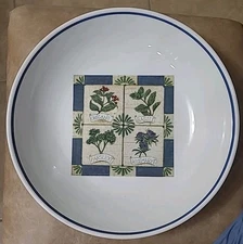 Over & Back "HERBS" Italy ~ Pasta Bowl Serving Bowl