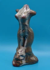"Paulina 2" - Expensive Experimental Clay Sculpture. Hand made & glazed.
