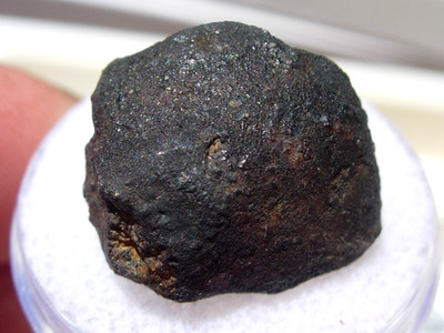 5.22 grams crusted 19mm Buzzard Coulee (H4) Meteorite from Canada with COA