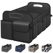 Large Capacity Waterproof Car Trunk Organizer for SUV, Jeep, Sedan