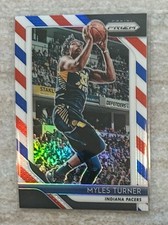 2018-19 Panini Prizm - Myles Turner #164 Red White & Blue Prizm