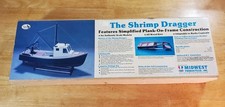 1/16 - The Shrimp Dragger Boat - Balsa Wood Model Ship Kit - Midwest No. 963