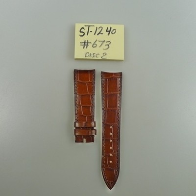Audemars Piguet Strap Dark Brown Crocodile Wristwatch Band Replacement