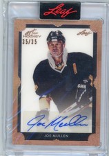 2022 Leaf Art of Hockey JOE MULLEN Base AUTO Autograph 35/35