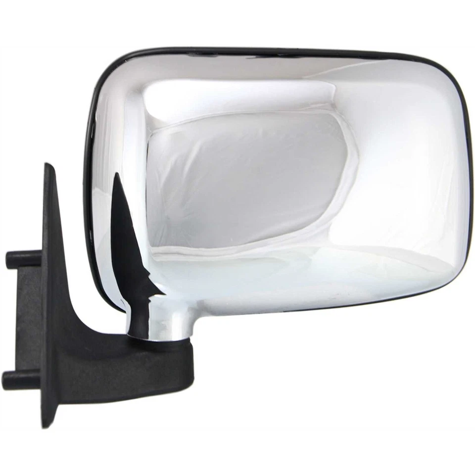 Juego de espejos retrovisores manuales cromados plegables para Mazda B2200 1987-1993 Foto 2 de 4