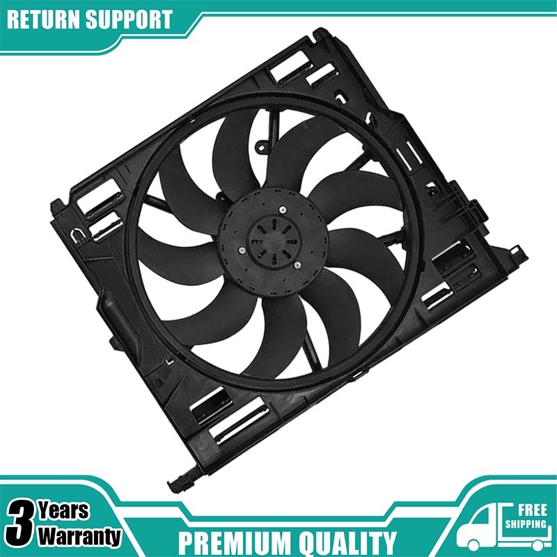New For 2012-2018 640i Cooling Fan Assembly 17427647652 BM3115119