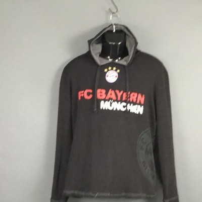 FC Bayern München Hoodie Mens Large German Soccer Football Pullover Bayern
