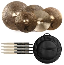 Zildjian K Custom Special Dry Cymbal Set Bundle - 14/16/18/21-inch