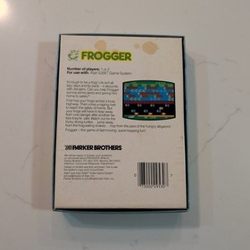 Frogger (Atari 5200, 1983)  Cartridge, Box & Manual - Cleaned Contacts 