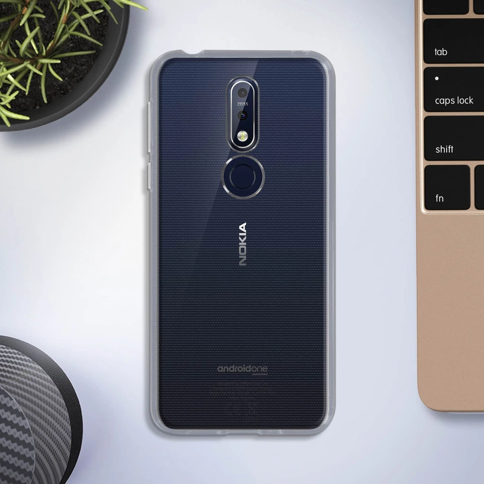 Cover Nokia 7.1 Silicone Antishock trasparente - Immagine 4 di 4