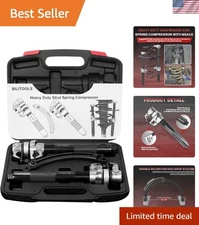 2-Piece Coil Spring Compressor Tool Heavy Duty Macpherson Strut Spring Compre...