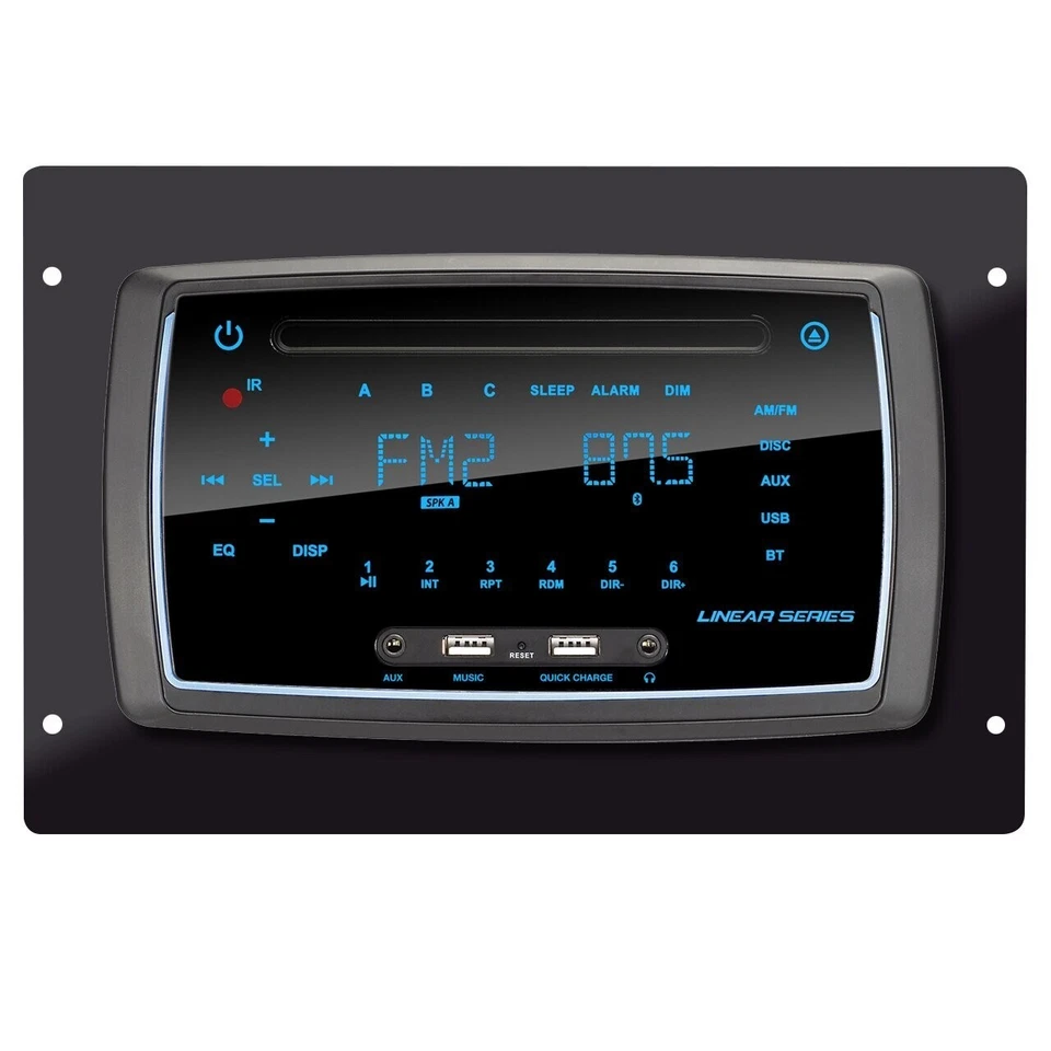 Linear Series RV6200S | AM/FM & BT/DVD Wall Mount RV Receiver | Factory Renewed - Image 4 of 4