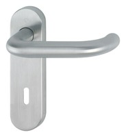 Hoppe Paris Edelstahl-Kurzschild-TüRgriff-Garnitur E138/353KH,... 10721012