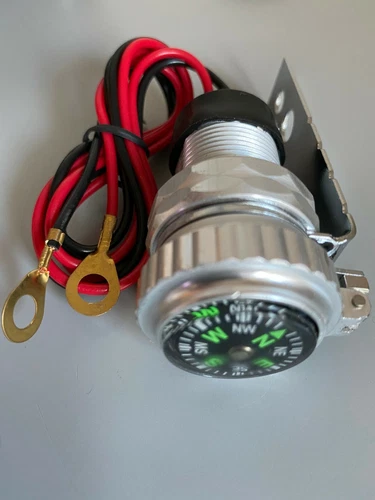 12 V Motorrad Handy EINZELN USB Ladegerät Netzteil Buchse Kompass UK 