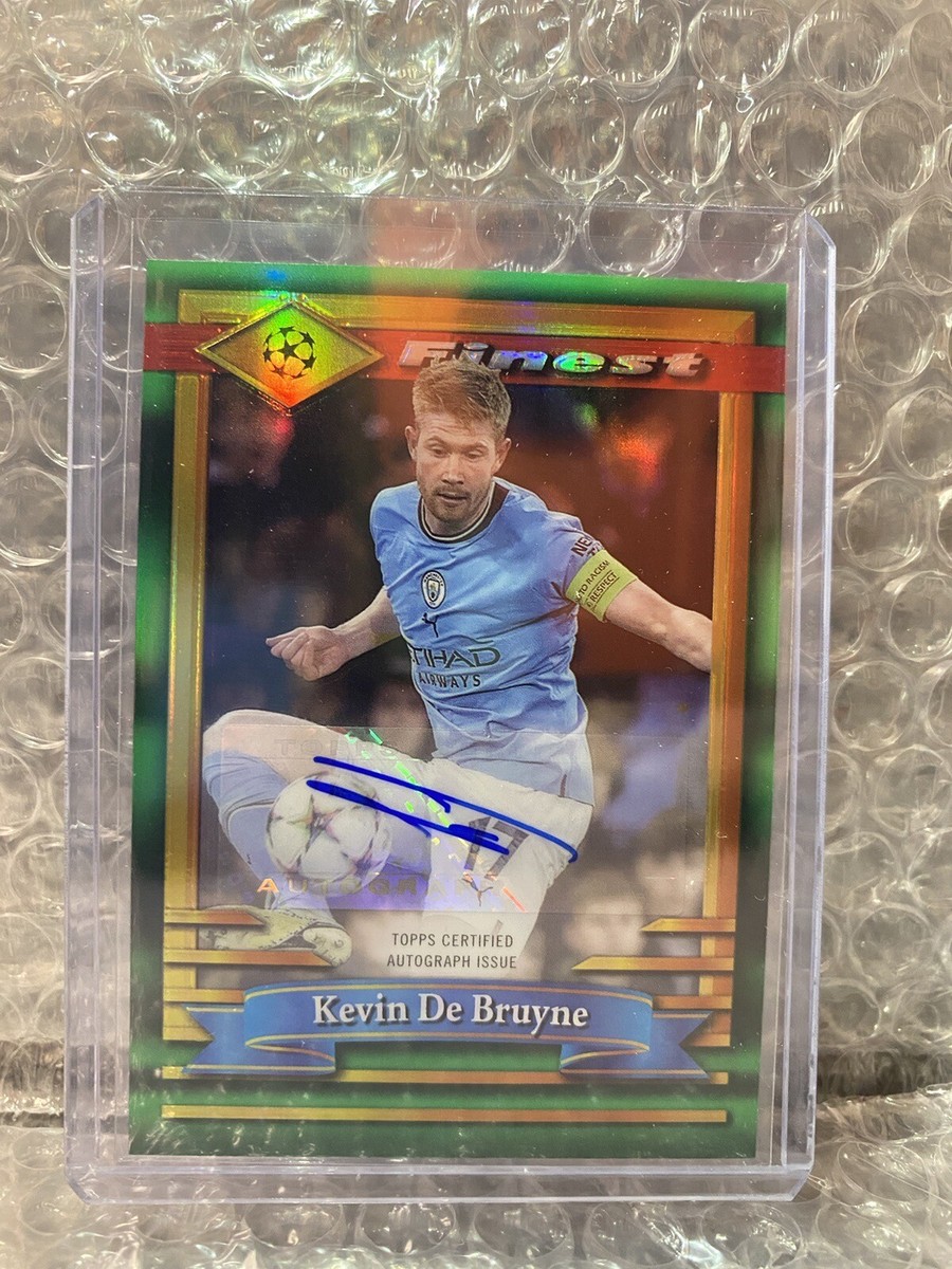 サッカー 25シリ サイン de bruyne topps auto デブライネ 2021-22 Topps finest デブライネ サインカード 135シリ - メルカリ