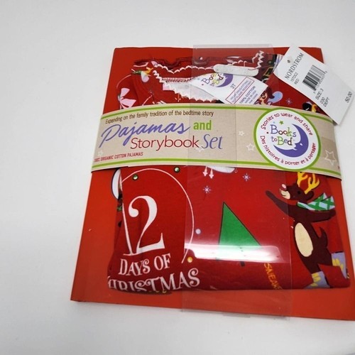 Holiday Pajamas size 3 J pillowslip and Book for the Holiday Nordstrom