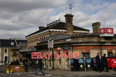 PHOTO  DENMARK HILL RAILWAY STATION SEEN FROM CHAMPION PARK. 2017