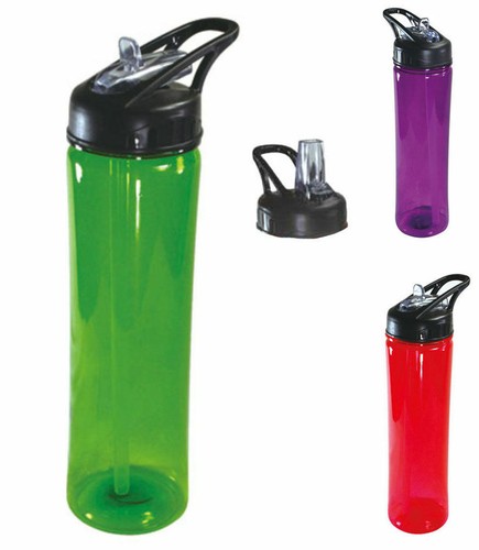 100% BPA Free Tumbler Sports Bottles Mug w/Lid Flip Open Straw Drink Water 25oz - 第 2/7 張圖片