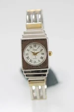 Vivani Watch Women Silver Gold Stainless Steel Water Resist Battery White Quartz