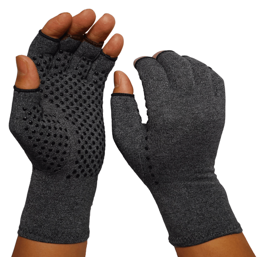 Copper Infused Arthritis Gloves Compression Support Hands Pain Relief Women Men - Picture 17 of 21