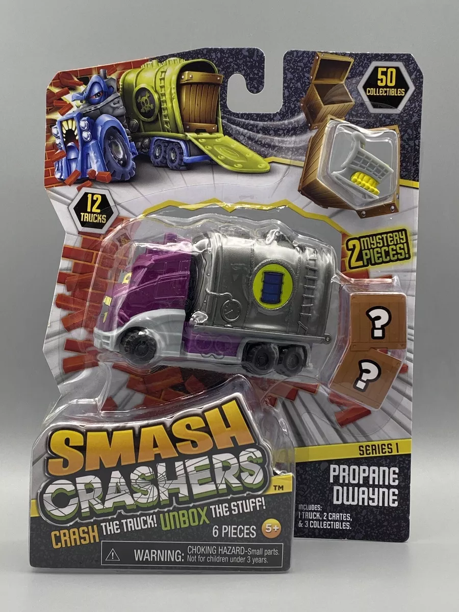 NEW Smash Crashers Series 1 Crashing Trucks & Collectibles Review 