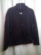 Under Armour Hoodie Women S Long Sleeve Hood Pocket Black