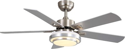 FINXIN Deckenventilator mit Lampe, Deckenventilator mit Licht 48 Deckenventilatoren für Schlafzimmer