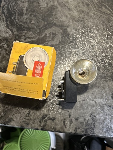 Vintage Kodak Supermite Flasholder with Box Instructions For Brownie Camera - Picture 6 of 7