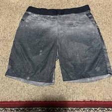 Lululemon El Current Board Shorts Men  s Size 38Swim Trunks Not Lined Black White