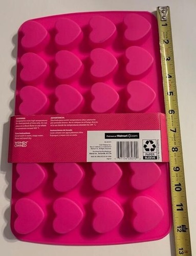 Molde de caramelo de silicona corazones de San Valentín 24 cav. resistente al calor para chocolates - Imagen 5 de 6
