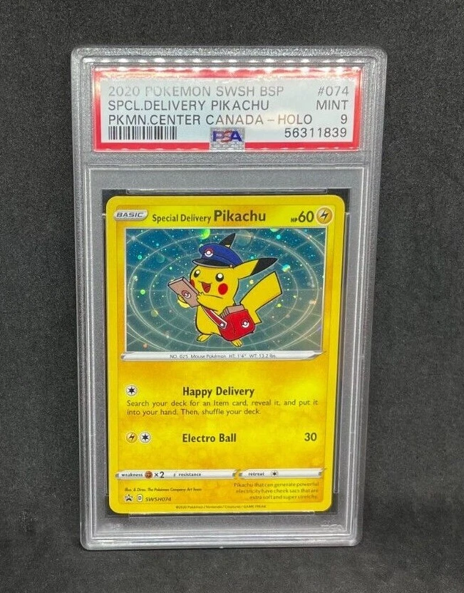 Pokemon Special Delivery Pikachu PSA 9 plandetransformacion.unirioja.es