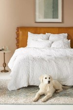 NEW Anthropologie Bajada Jersey Quilt in White California King