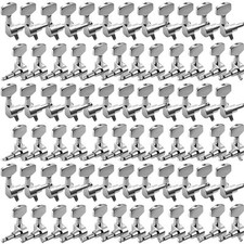Acoustic Guitar String Tuning Pegs Tuners Machine Heads Keys R L Silver Lots New