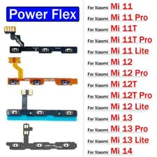 For Xiaomi Mi 11 12 12T 12s 13 14 Pro Lite Ultra Volume on off Key Button Flex