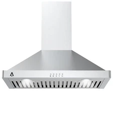 	GarveeTech Wall Mount Range Hood Range Hoods 30 inch Stainless Steel 400 CFM	