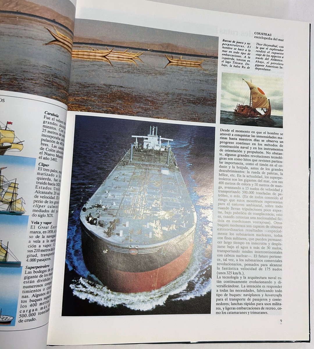 Buque Oceanografico Barco Puma J Cousteau Enciclopedia Del Mar Vol