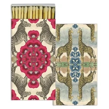 Safari Florals Set of 3 Large Matchboxes with Wooden Matches
