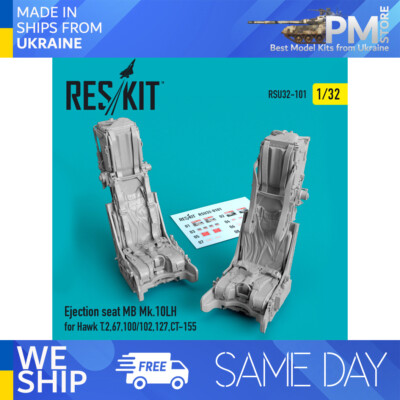 Reskit RSU32-0101 1/32 Ejection seat MB Mk.10LH for Hawk T.2,67,100/102,127