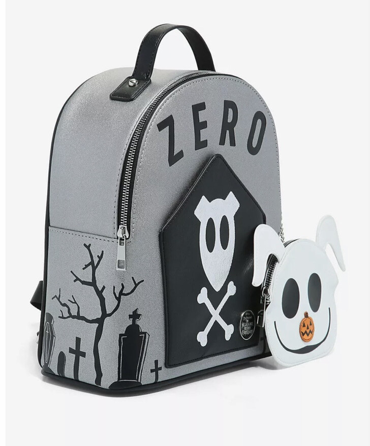 Bioworld Nightmare Before Christmas Backpack Bag Purse Zero 