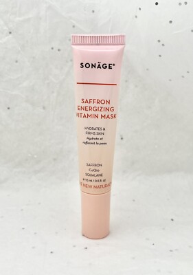 Sonage SAFFRON Energizing Vitamin Mask .5oz/15ml Travel Size