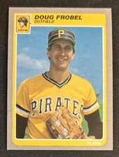 1985 Fleer Doug Frobel Baseball Rookie Card (RC) #464 Pirates OF VG O/C. rookie card picture