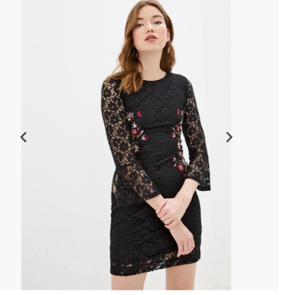 denim dress with lace up front Lace Up Denim Dress 4XL / Black