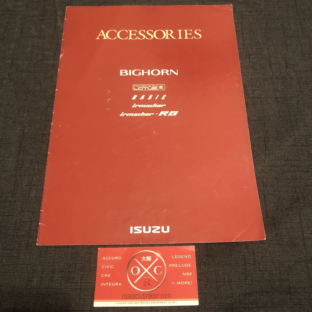 ISUZU BIG FXシリーズ カタログ Vintage Isuzu Bighorn Brochure JDM Catalog Rare 91-02 92 93 94 95