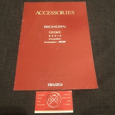 Vintage Isuzu Bighorn Brochure Jdm Catalog Rare 91-02 92 93 94 95 96 Trooper Ubs Vintage Isuzu Bighorn Brochure Jdm Catalog Rare 91-02 92 93 94 95 96 Trooper Ubs