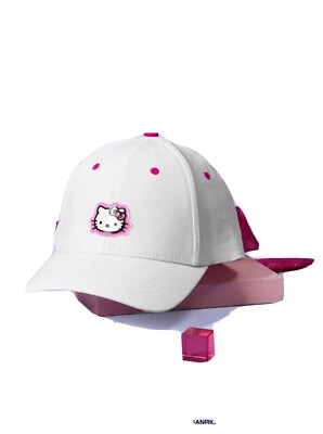 Hello kitty Ball Cap (white) With Pink Ribbon In Back | eBay