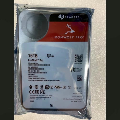 New Seagate IronWolf Pro ST16000NT001 16TB 7200RPM 256MB 6Gb/s SATA 3.5" HDD - Picture 2 of 3