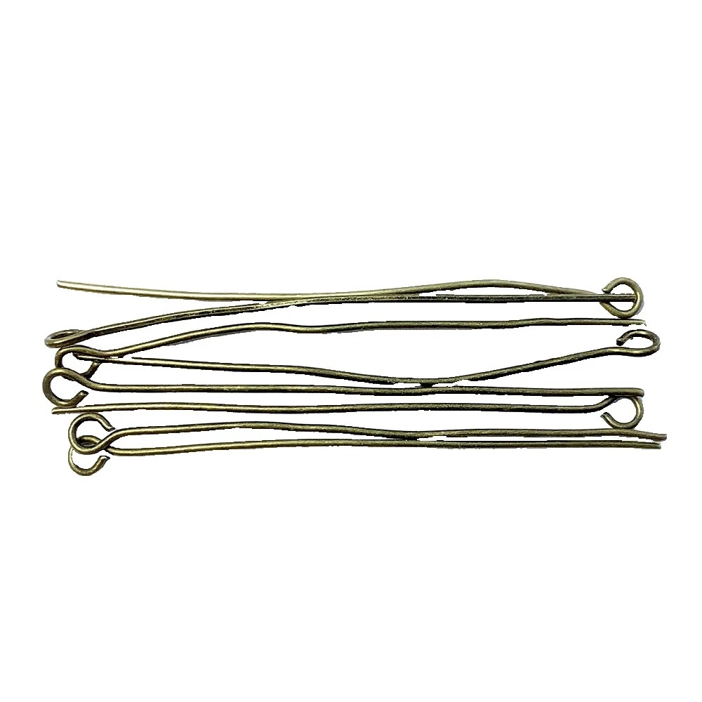 Ojo de aleación de metal antiguo Cabeza Alfileres Pins